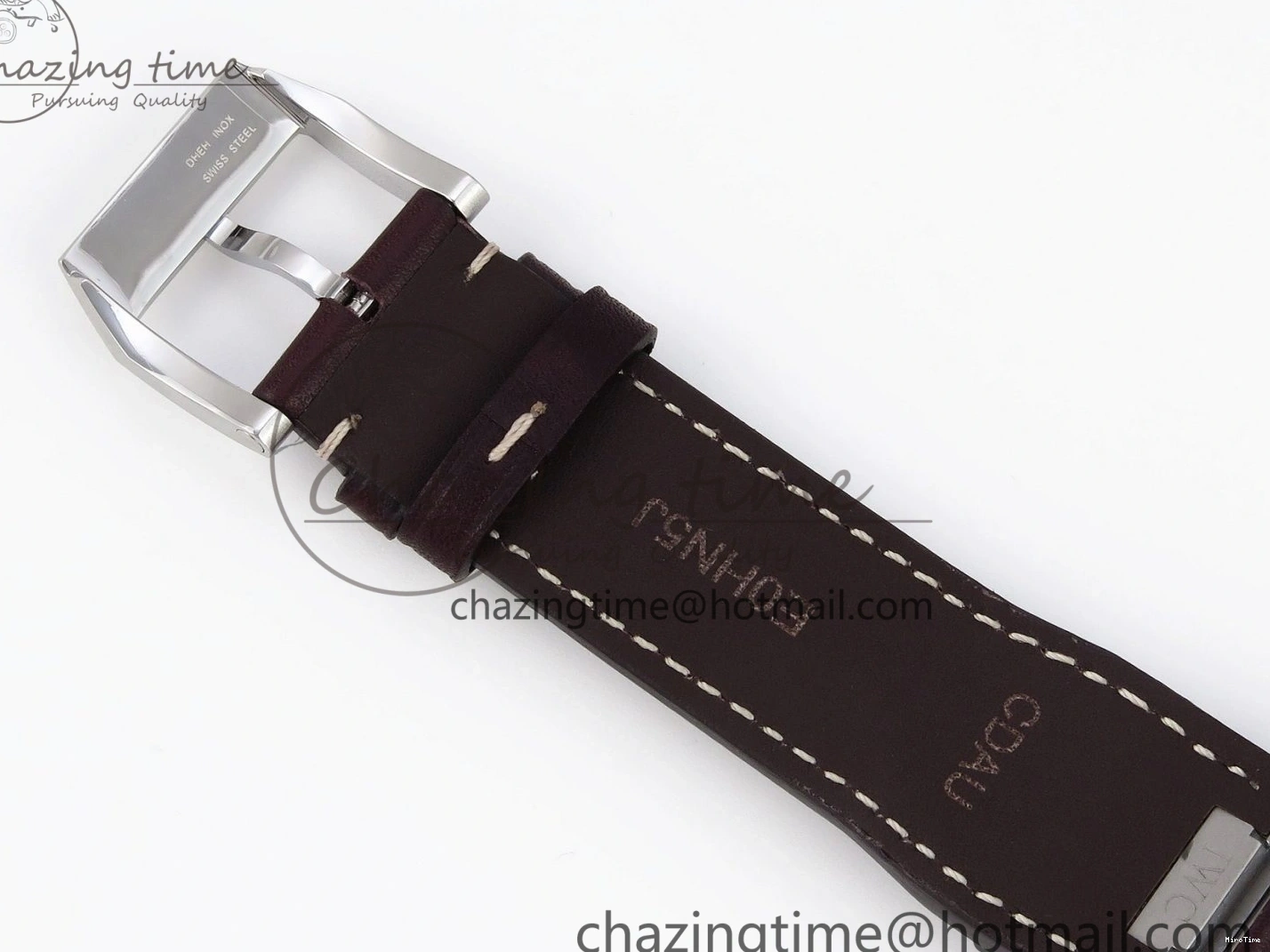 MIROTIME 0514 Pilot Mark XX IW328205 ZF 1:1 Best Edition Green Dial on Brown Leather Strap A UrbanStyle 7029